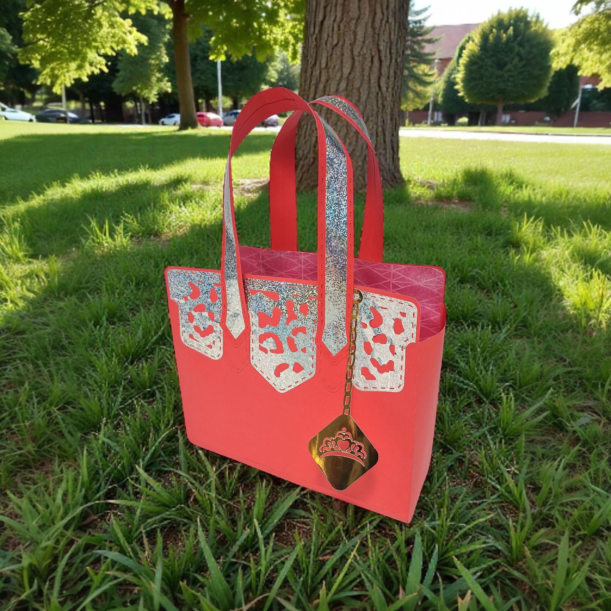 Leather Look Purse - Stains