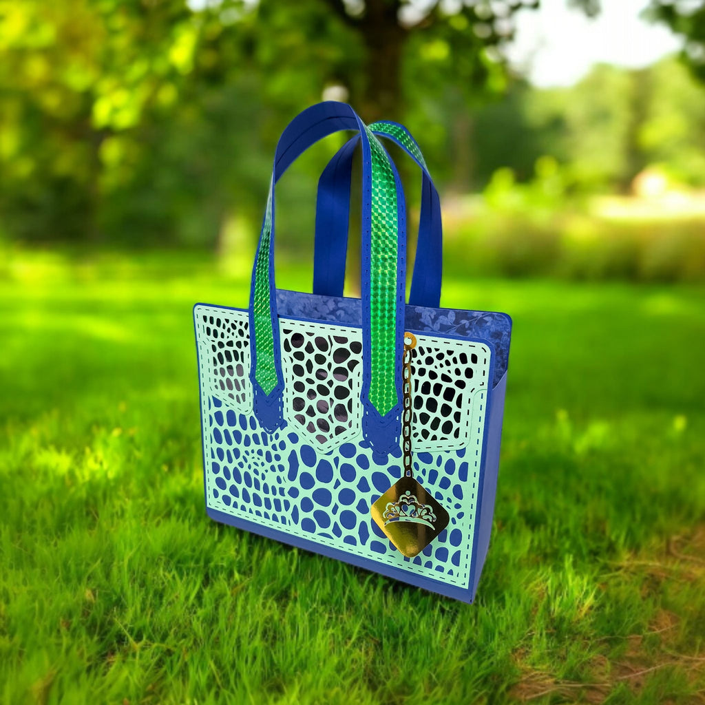 Leather Look Purse - Bubbles