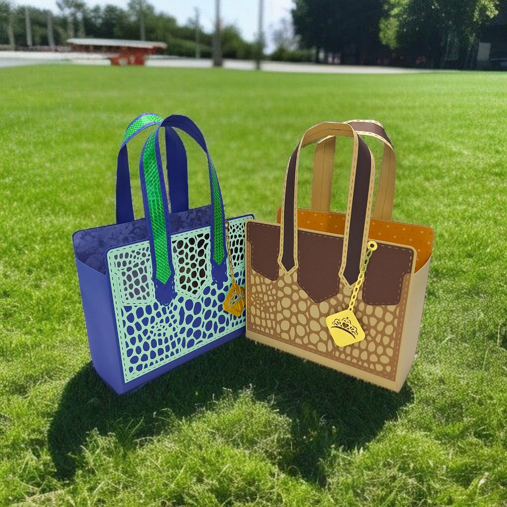 Leather Look Purse - Bubbles