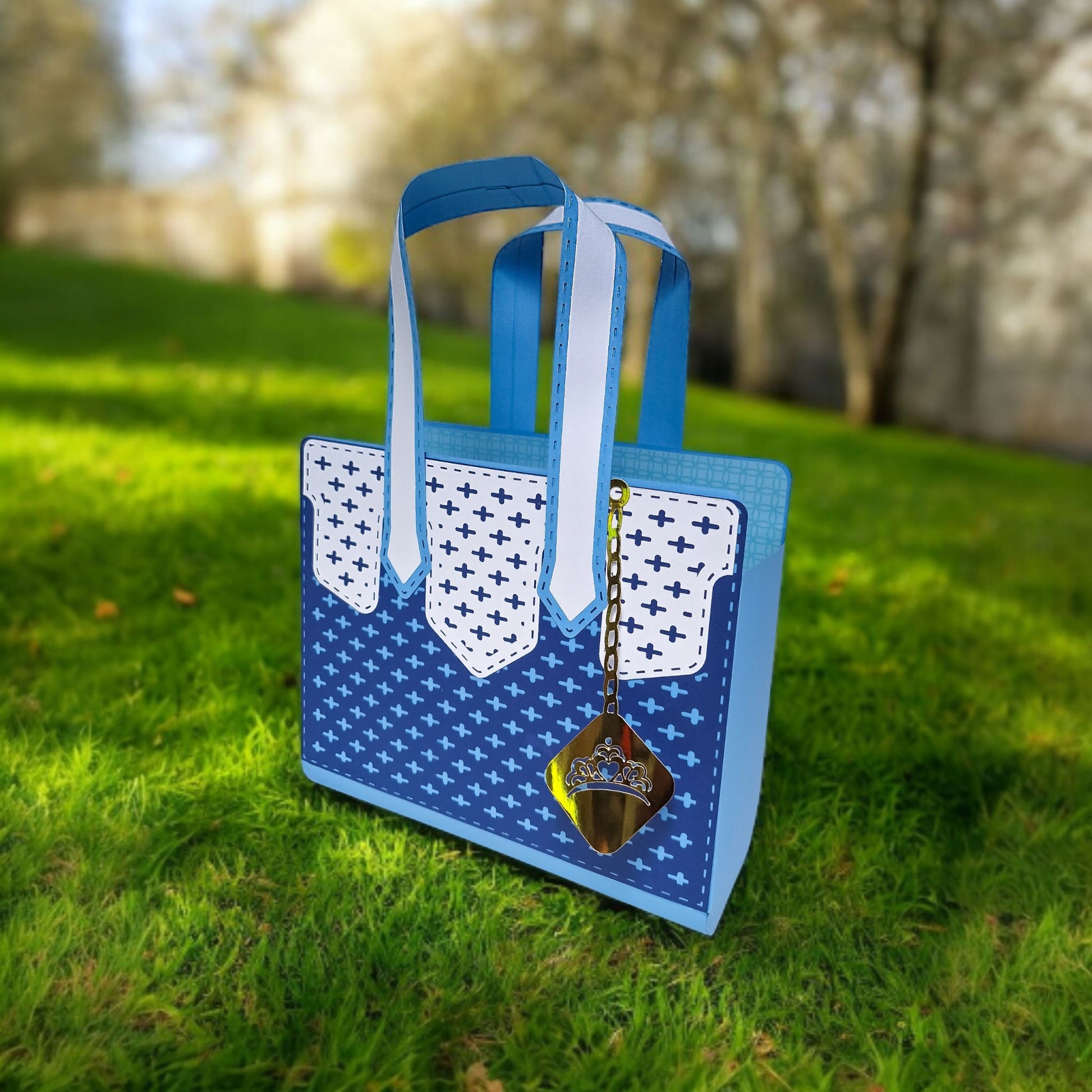 Leather Look Purse - Cross