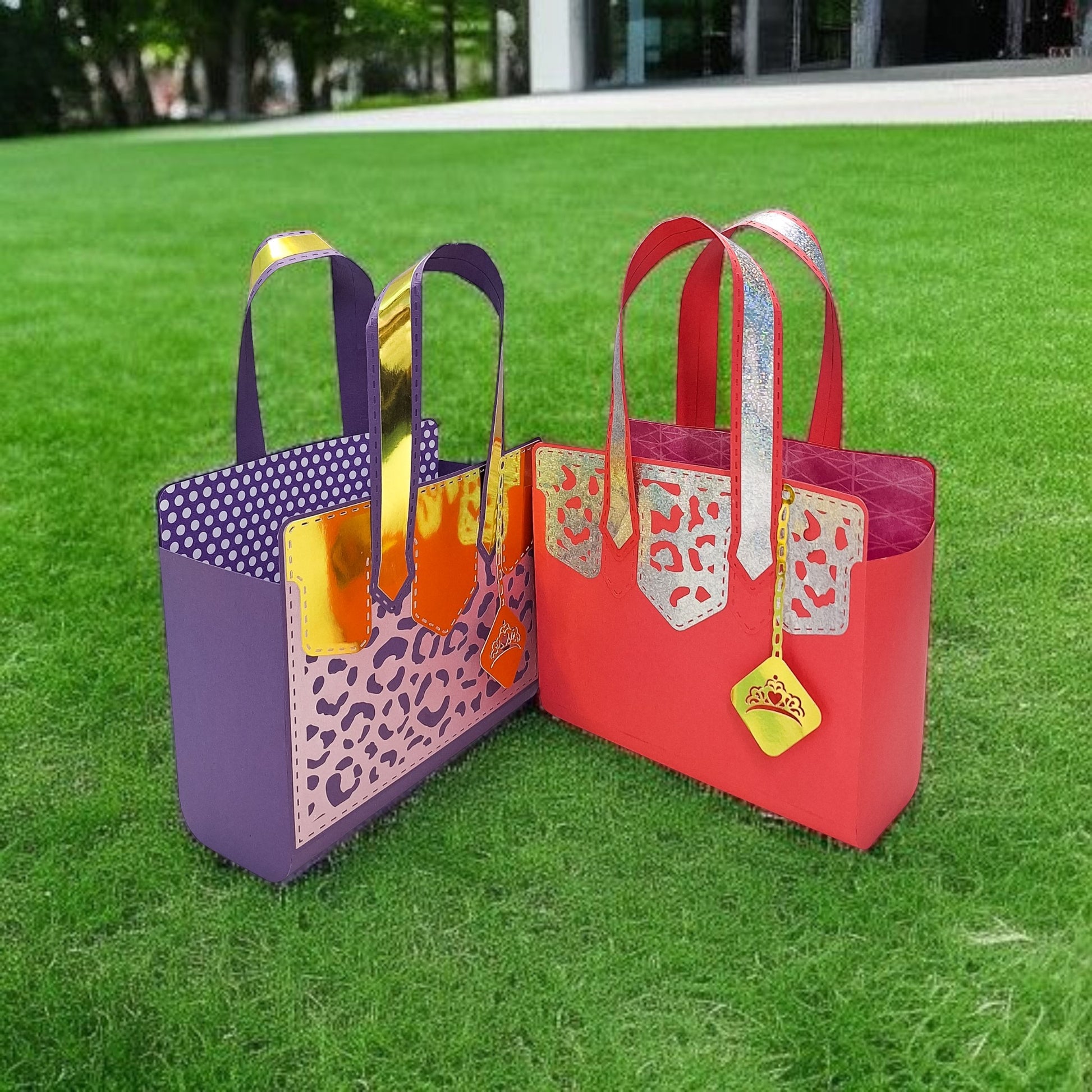 Leather Look Purse - Stains