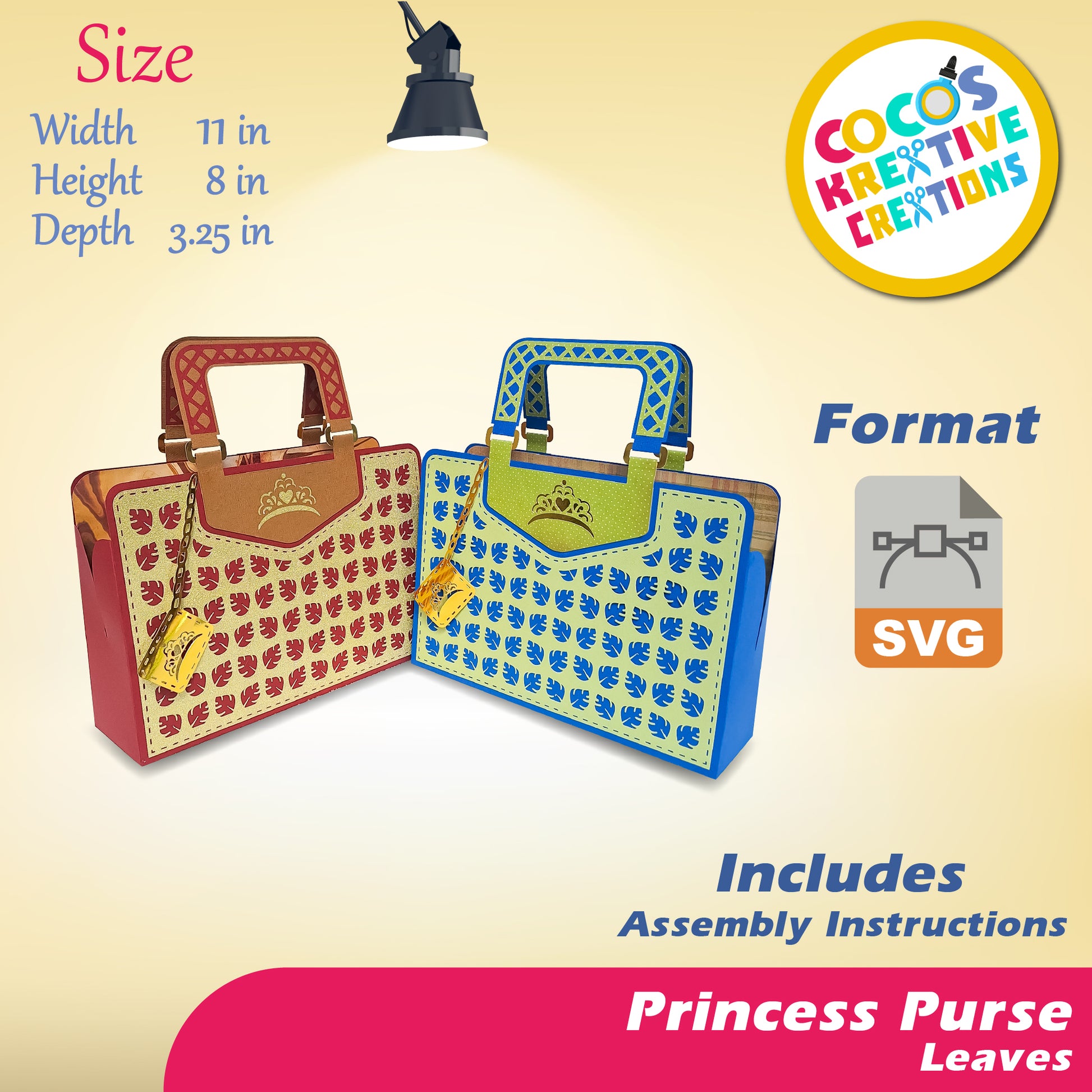 Princess Purse - Leaves