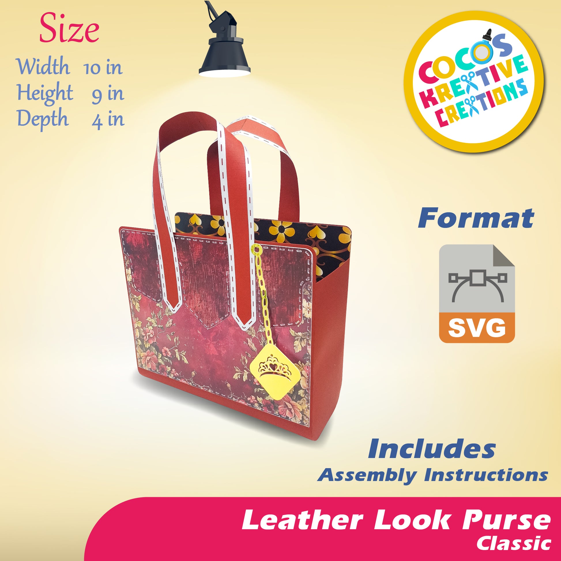 Leather Look Purse - Classic