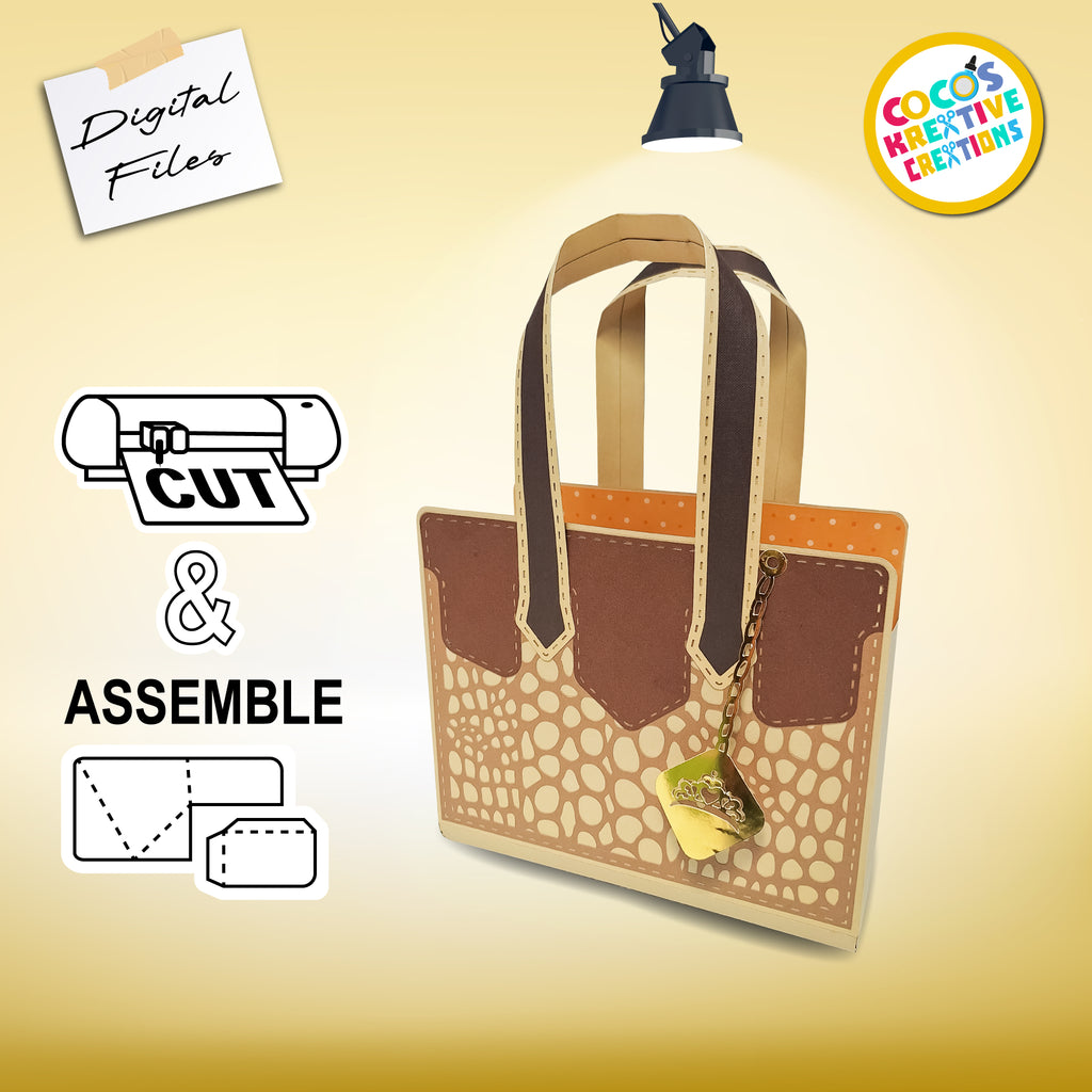 Leather Look Purse - Bubbles