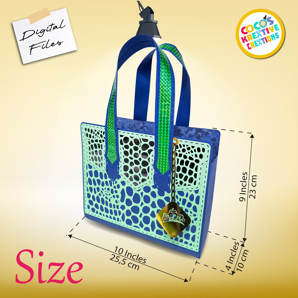 Leather Look Purse - Bubbles